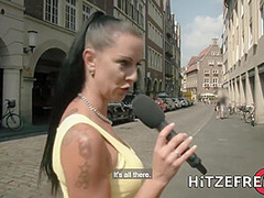 Hot German Blonde Milf Fucked Outside