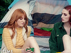 Lesbian Camping Trip Tribbing With And With Lacy Lennon And Aria Carson