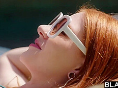 Gorgeous Redhead Has Passionate Poolside Sex On Pornhd With Jane Rogers