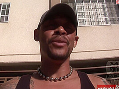 Chubby Ebony Slut With Natural Tits And Big Ass Rides A Cock In Red Fishnet S