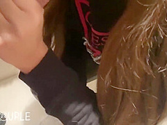 Blowjob In Public Toilet With Cum In Mouth By Amateur Couple