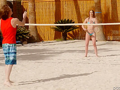 Chloe Scott In Sexual Adventures Of Big-eyed Tall Beauty At The Beach