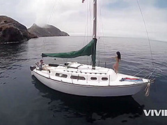 Megan Rain In Sucks And Fucks Her Step Dad At The Yacht