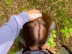 Met A Stranger In The Woods And Quickly Fucked Her In The Bushes 7 Min
