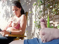 Candy Crush - My Stepson Takes His Dick Out While I Play