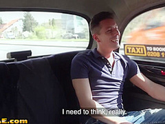 Smalltit euro cabbie pussy licked and drilled by passenger