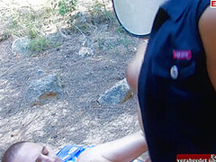 Dark Skinned Latina With Colored Red Hair And Small Tits Has Amateur Sex In T