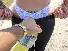 Lady Muffin In Are Jogging