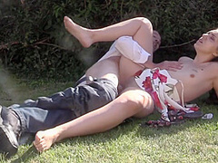 I Sat On Daddys Face Whilst He Was Sunbathing And It Lead To Incredible Outdoor Sex