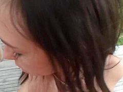 Nova T A - Anal Porn Casting In Public Place With Horny Spanish Babe