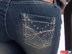 Tourist Girl in Denims Stripped and Anal Fucked Hard