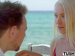 Blonde Beauty Is Gaped In Paradise Outdoors On The Beach - Xozilla Porn