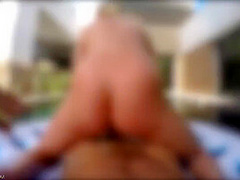 Dont Pass By Mouth-watering Poolside Romp From - Scarlett Sage
