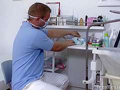 Zena Little In Czech Girl Gets Deep Pussy Examination By