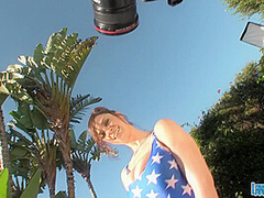 Lana Kendrick - Patriotic Hot Tub 2