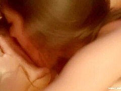 Calista Licks Sherry In Her Special Place Making Experience