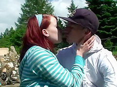 Pale Redhead Was Making Out With A Random Guy In A Local