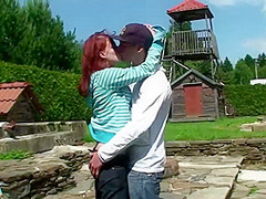 Pale Redhead Was Making Out With A Random Guy In A Local