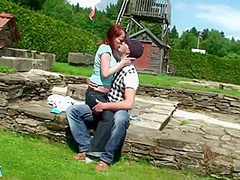 Pale Redhead Was Making Out With A Random Guy In A Local