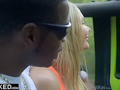 Sexy Blonde Venera Gets Dped By 2 Huge Bbcs