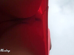 Alice Upskirt Without Panties And Shows Her Pussy And Ass In Public