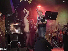 Jeny Smith In Public Naked On Stage