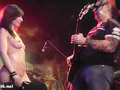 Jeny Smith In Public Naked On Stage