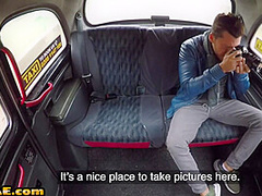 Bigboobs cabbie pounded on the backseat by her passenger