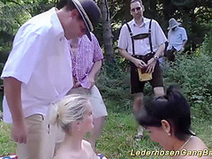 Outdoor Groupsex Swinger Orgy
