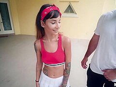 Tiny & Skinny Teen Annihilated By Thick Cock Of - J Mac