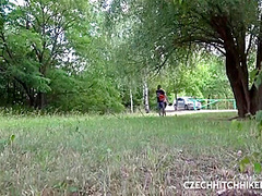 Russian Couple Fucking Outdoors
