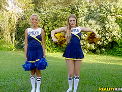 Lena S, Selena Sosa And Amber Gray - Sweet Cheerleaders Love Licking Pussy
