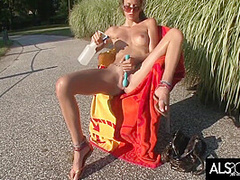 Malena Morgan In Brunette Babes Suns Her Perfect Body Before Masturbating