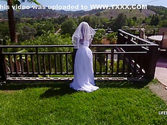 Vanna Bardot - Red Haired Bride Is Having Sex With A Random