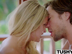 Scarlet Red In First Anal For Blonde
