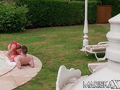 French Creampie Outdoors - Sandy Lou
