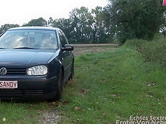 Skinny Girl With Small Tits Gets Fucked Outdoor At First Date