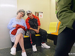 Granny At Waiting Room Spectates Public Xxx