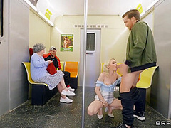 Granny At Waiting Room Spectates Public Xxx