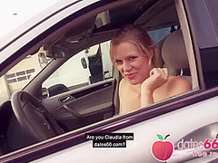 Is A Slutty Blonde Cock Sucker Who Is In The With Claudia Bitch
