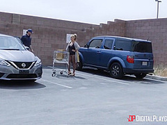 Trisha Parks And Preston Parker In Wonderful Young Blonde Fucks On Parking Lot