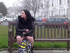 Naughty Milf Sarah Janes Public Flashing