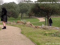Naughty Milf Sarah Janes Public Flashing
