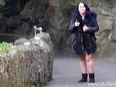 Naughty Milf Sarah Janes Public Flashing