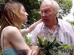 Unsatisfied Minx Cheats On Old Boyfriend With Handsome Hunter
