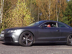 Drives Her Audi Rs5 Naked With Christy Charming