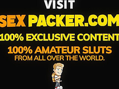 Happy blonde babe fits my big cock outdoor in sunny barcelona