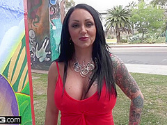 Massive Pierced Tits Of Tattooed Chick Bounce In Pov