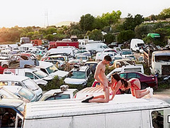 Tommy Cabrio & Ariana Van X in Fuckin' In The Junkyard - Publicbang