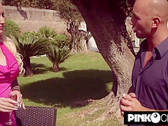 Gives A Bachelorette Party With A Big Cock - Jarushka Ross And Christian Clay